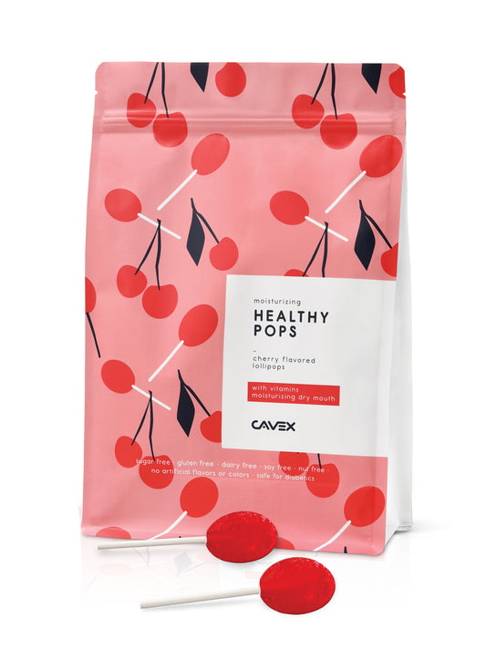 Cavex Healthypops Cherry - tegen een droge mond en voor een frisse adem